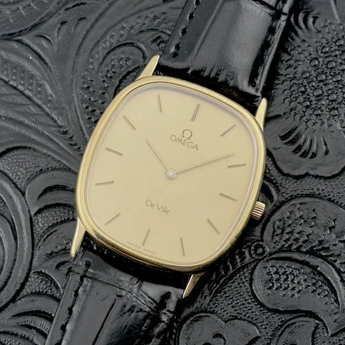 Vintage 1980’s Omega De Ville - Gold Dial - Quartz - Ref 191.0220