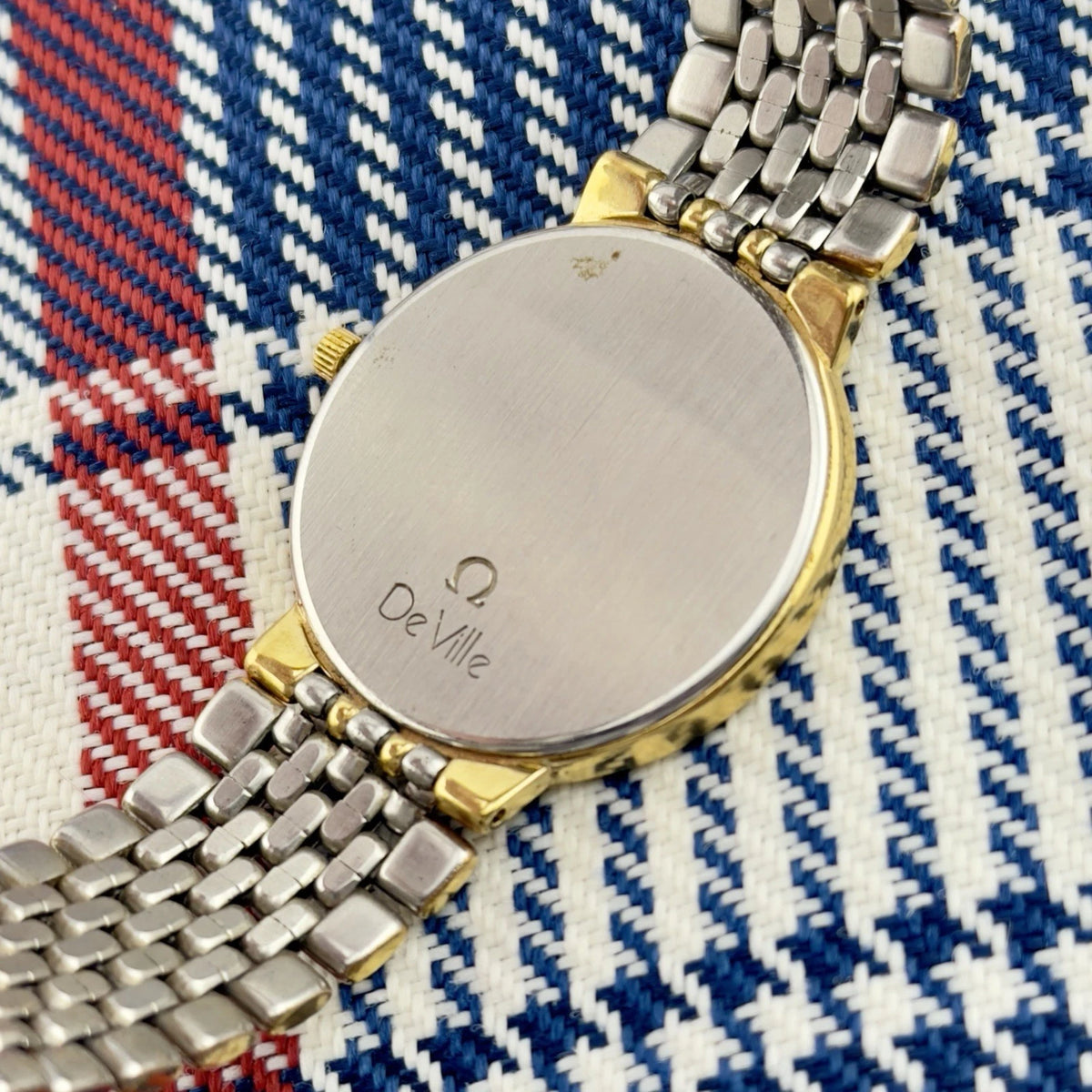 Vintage 1980s Omega De Ville Quartz- Two Tone - Ref 395.0875