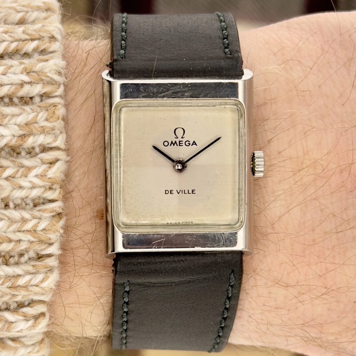 Vintage 1971 Omega De Ville - Checker Dial - Manual - Ref 511.0427