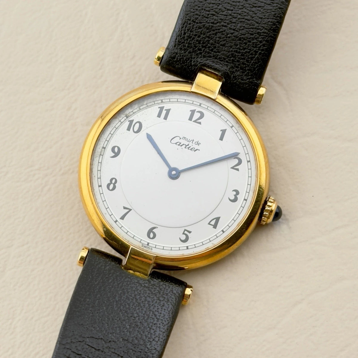 Vintage 1990s Cartier Must Vendome - Numeral Dial - Quartz - Ref. 590003