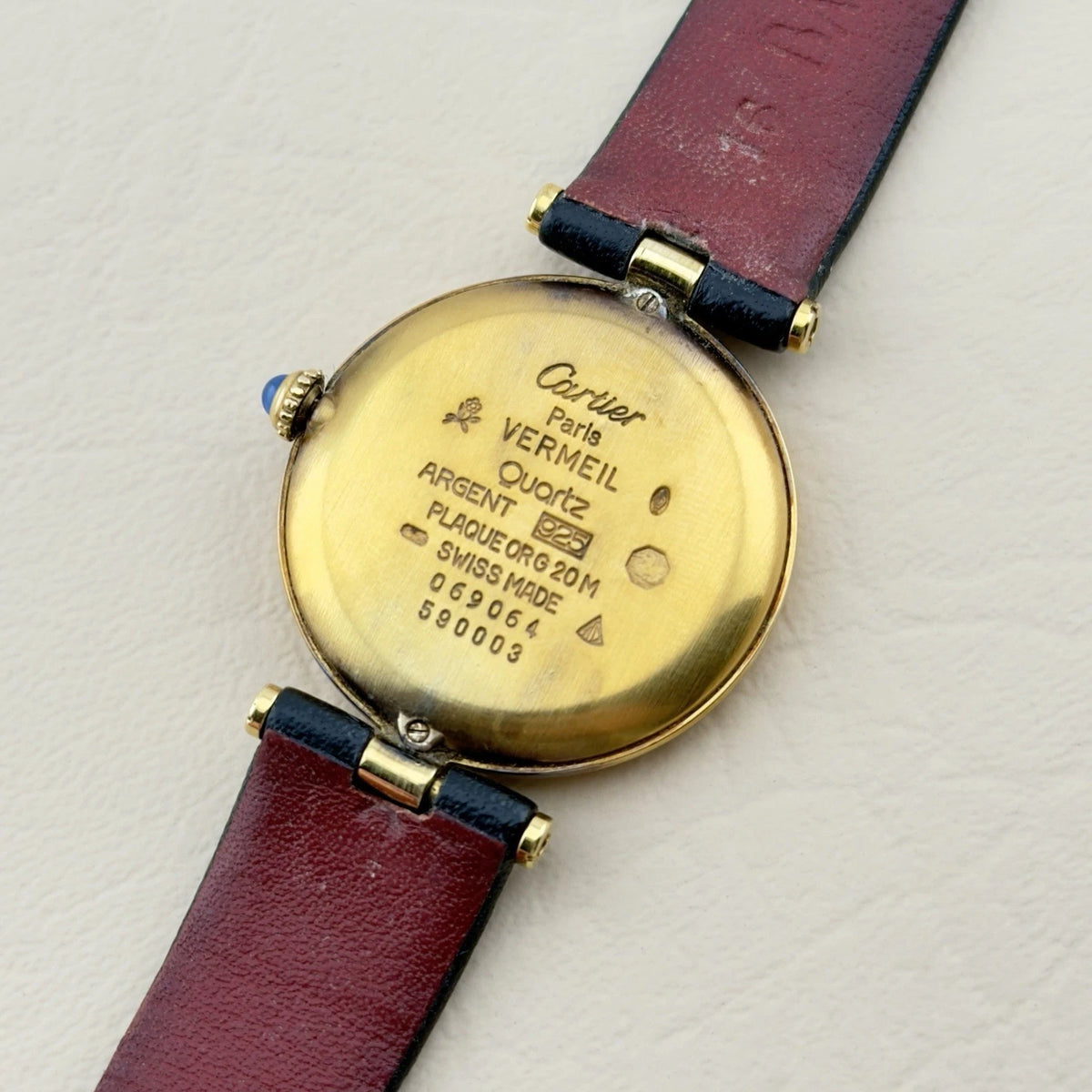Vintage 1990s Cartier Must Vendome - Numeral Dial - Quartz - Ref. 590003