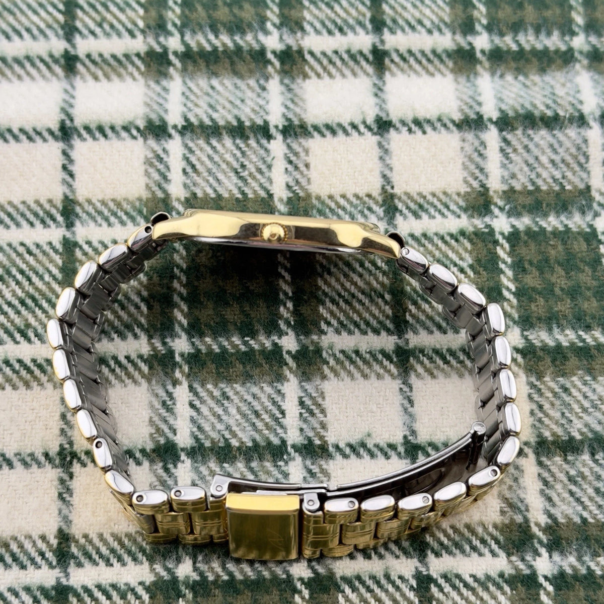 Vintage 1980s Omega De Ville Quartz - Gold Dial - Ref 191.0219